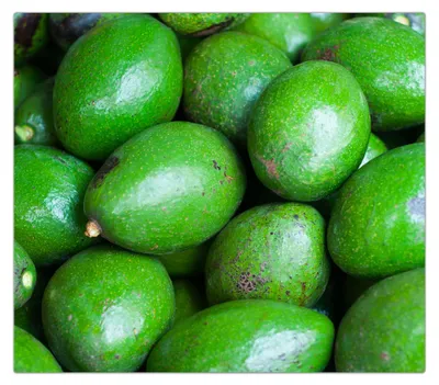 Produktbild von Spritzschutz Herdabdeckplatte Schneidebrett aus Glas Frische Avocado 1-Teilig (60x52cm)