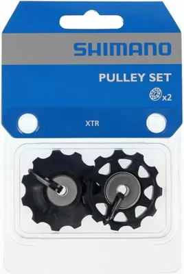 Produktbild von Shimano Bearing Pulleys Rd M970/960/95 Xtr Fahrrad-schaltröllchensatz Schwarz  Schwarz One Size