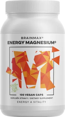 Image de BrainMax Energy Magnesium®, 1000 mg, malate de magnésium 200 mg, 100 gélules