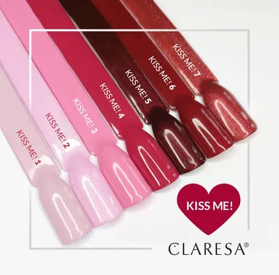 Zdjęcie produktu dla CLARESA lakier hybrydowy Kiss Me! 4 -5g