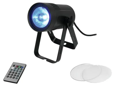15W Hochleistungs Pinspot - Farbwechsel Punktstrahler - RGBW - DMX- Fernbedienung - Spot Wash Beam