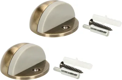 Obrázok produktu pre KOTARBAU® Sada 2 podlahových zarážok pre dverové zarážky 45x25 mm Patina