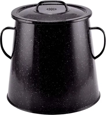 Obrázok produktu pre Hrniec na masť so smaltovaným povrchom 10L 22cm čierna 54256