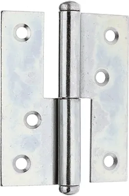 Produktbild von ALBERTS Aushebescharnier, Stahl roh, sendzimirverzinkt, rechts, LxB 80x65 mm