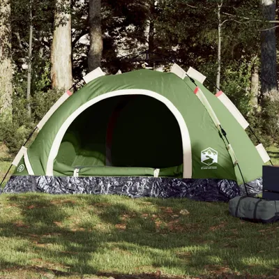 Produktbild von Möbel Campingzelt 3 Personen Grün Quick Release - Campingzelte 4004165