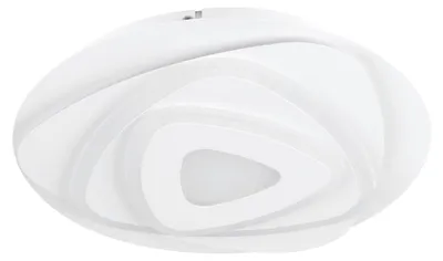 Immagine prodotto di Plafoniera Contemporanea Palagiano Acciaio Bianco Luce Led Integrato 14,7W