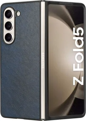 Immagine prodotto di Custodia König Design compatibile con Samsung Galaxy Z Fold5, in plastica morbida, di colore blu