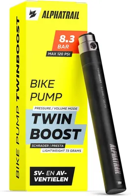 Productafbeelding van Minipomp 120 PSI - 2 pompstanden - Presta en Schrader - 110 gram