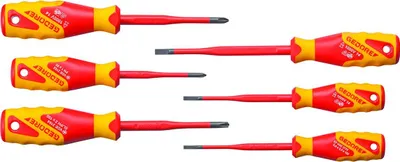 Produktbild von GEDORE VDE 2162-2172 PM-06 VDE-Schraubendreher-Satz SLIM DRIVE, 6-teilig, 2928701