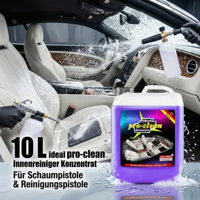 Produktbild von 10 L ideal pro-clean Innenreiniger Konzentrat für Schaumpistole - Reinigungspistole