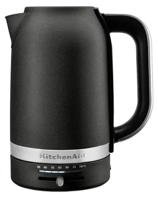 Produktbild von KitchenAid 859711684180, 1,7 l, 2400 W, Schwarz, Edelstahl, Metall, Kunststoff, Edelstahl, Regelbare Temperatur, Wasserstandsanzeige