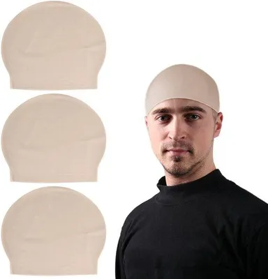 Obrázok produktu pre Latexové čiapky – 3 kusy – Halloween/Cosplay – univerzálna veľkosť – latex – farba pokožky