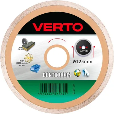 Immagine prodotto di VERTO Disco diamantato 125 x 22,2 mm, solido