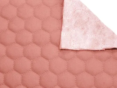 Obrázek produktu pro Prošev světle růžová, vzor plástev, metráž, látka / 50cm