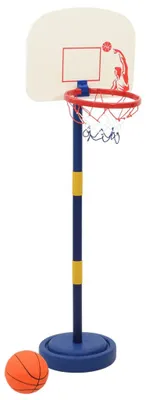 Obrázek produktu pro vidaXL Basketbalový koš se stojanem, míčem a pumpou Nastavitelný 90/121 cm