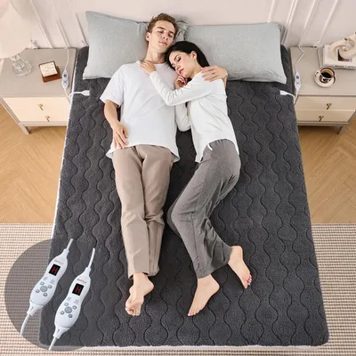 Elektrische Heizdecke 150x200 cm, Sherpa, 2 Zonen, 10 Stufen, Timer