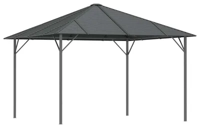 Produktbild von vidaXL Pavillon mit Dach 3x3 m Anthrazit