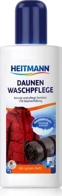 Produktbild von Heitmann Daunen Waschpflege 250ml - Für Textilien mit Daunenfüllung (1er Pack)