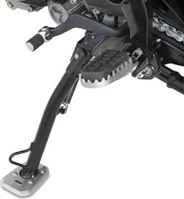 Obrázek produktu pro Rozšíření patek Givi ES8205 z hliníku a nerezové oceli pro originální boční stojan Moto Guzzi V85TT (od BJ 23)