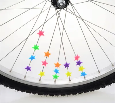 Produktbild von Filmer 46.713 Speichen Dekoration "Star" für Kinderräder 36 Stück