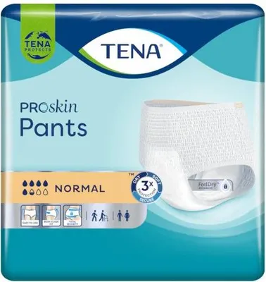 Image de Culotte élastique absorbante et respirante Tena Pants Normal - L - Carton 18x4
