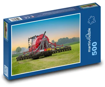 Obrázek produktu pro Puzzle 500 Traktor na zelené louce - martinpuzzle