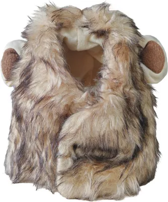 Produktbild von Löwenmähnenperücke für Hunde, flauschige Haustierkopfbedeckung mit Ohren, Haustierkostüm, Plüschkatzenkapuze für Halloween, Weihnachtsfeier