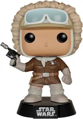 Imagen del producto de FUNKO BOBBLE HEAD. Figura exclusiva de Star Wars, Han Solo en Hoth. ¡Producto nuevo! Funko