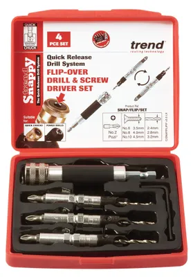 Produktbild von Trend Snappy 4-teiliges Flip Over Driver Set, Schneller Wechsel und Effizientes