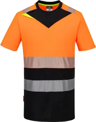 Obrázek produktu pro Tričko Dx4 Hv třída 1 – velikost XXXL – oranžová/černá – Portwest