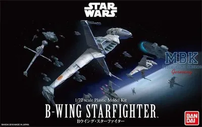 Produktbild von Revell Modellbau 1:72 B-Wing Fighter Sternjäger - Pilotenfigur - Displayständer