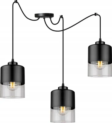 Produktbild von Moderne Glasspinnen-Deckenhängelampe