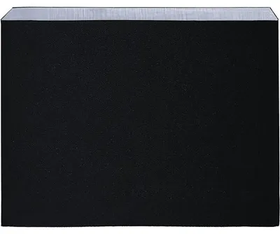 Produktbild von Lampenschirm für Tischleuchte Dana Q und Miss Hilton Baumwolle außen schwarz, innen silbermetallic matt