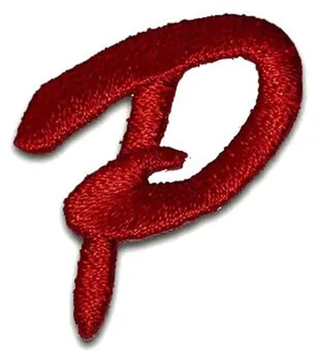 Produktbild von Buchstabe P 3.9x2.9cm: Alphabet Buchstaben Einzeln Auswählbar - Aufnäher, Bügelbild, Aufbügler, Applikationen, Patches, Flicken, Zum Aufbügeln