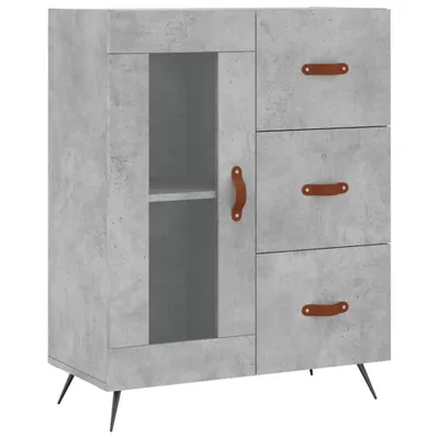 Produktbild von Sideboard Betongrau 69,5x34x90 cm Holzwerkstoff