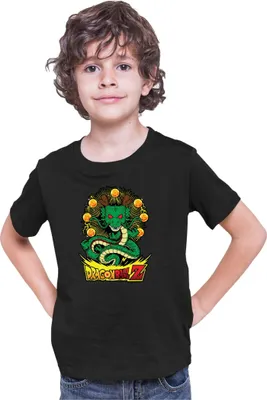 Produktbild von Kinder T-Shirt Dragon Anime Manga Ball Z Shenron 03, 12-13 Jahr - 152 / Schwarz