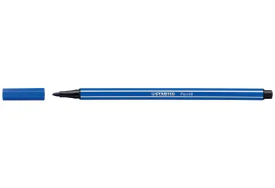 Zdjęcie produktu dla Pióro kulkowe Premium - STABILO Pen 68 - Pojedyncze pióro - ultramaryna niebieska