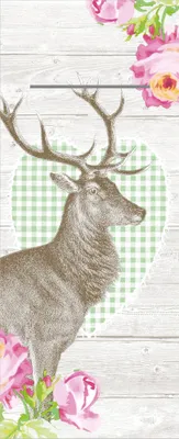 Produktbild von Airlaid Besteckservietten Waldemar "Pub", 40 x 33 cm, 75 Stück - Mank - Hirsch Karos