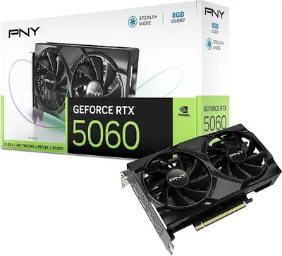 Zdjęcie produktu dla PNY GeForce RTX 5060 8GB NVIDIA GDDR7