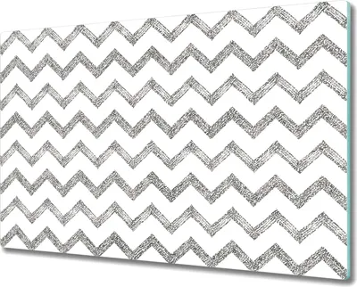 Produktbild von Herd-Abdeckplatte Glas Schneidebrett Ceranfeld-Abdeckung - 80x52 cm - Bunte Punktmuster