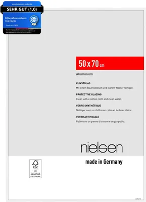 Immagine prodotto di cornice nielsen in alluminio Atlanta, 50 x 70 cm, bianco opaco