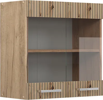 Obrázek produktu pro Skleněná kuchyňská skříňka Vicco R-Line Řemeslný dub 60 cm, Model 49165