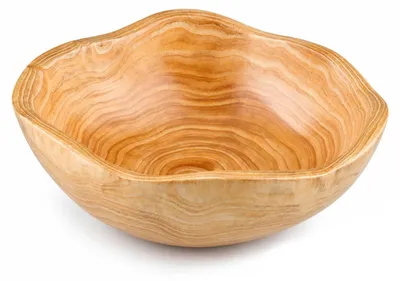 Dekorative Holzschale, Schlüsselschale, Ø 20–24 cm