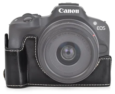 Produktbild von Retro-Kamerataschen aus Kunstleder für Canon EOS R50