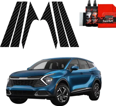 Produktbild von 6in1 Kohlenstoff Schutzfolie Grizz Protector für B-C-Säule - Kia Sportage 5 (2021-2025)