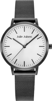 Produktbild von Julie Julsen Damenuhr Edelstahl schwarz Basic Line