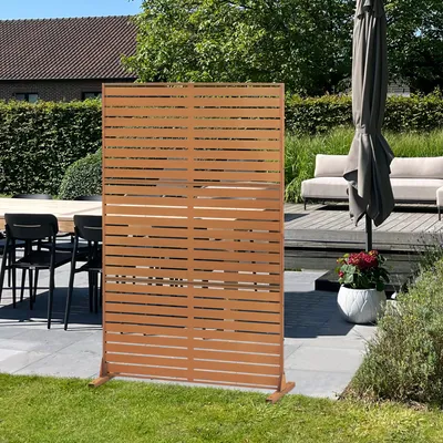 Produktbild von Trennwand ‘Nodepp’ Cortenstahl 180 x 120 cm Edelrost