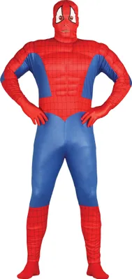 Produktbild von Superheld Maske Abenteuerfigur Comicheld Spinnen Held Karnevalskostüm Kostümierung, Größe: 48 - 50 (M) Farbe: Rot