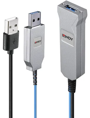Productafbeelding van Lindy 43345 LINDY, 30 meter, glasvezel USB 3.0 kabel