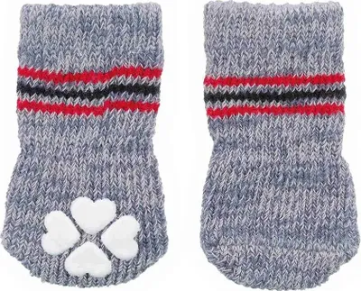 Produktbild von Trixie Hundesocken - Grau - XXS-XS